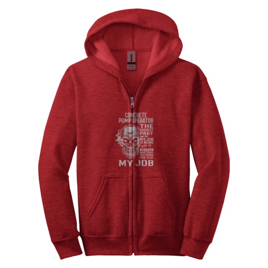 Discover Concrete Pump Operator Zip Hoodies - The Hardest Part Gift 2 Item Zip Hoodies - Concrete Pump Operator - Zip Hoodies