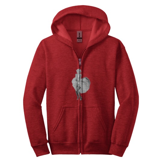 Discover Marilyn Monroe Classic Dress Pose Zip Hoodies