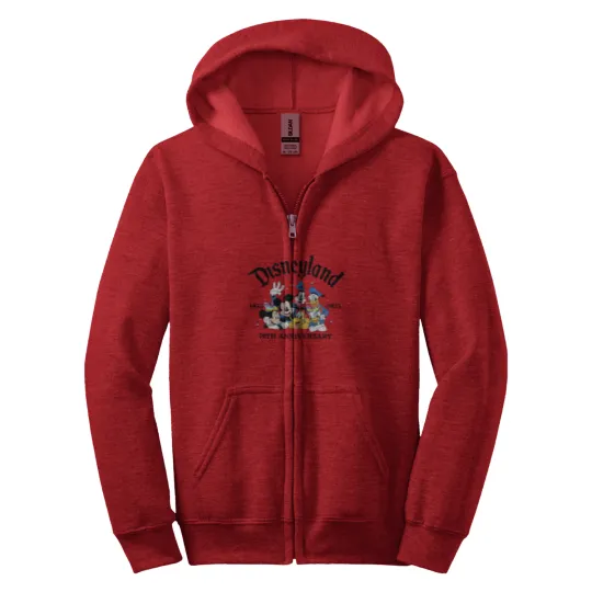 Discover Disneyyland 70th Anniversary Zip Hoodies, Castle Platinum Celebration 1955-2025 Zip Hoodies