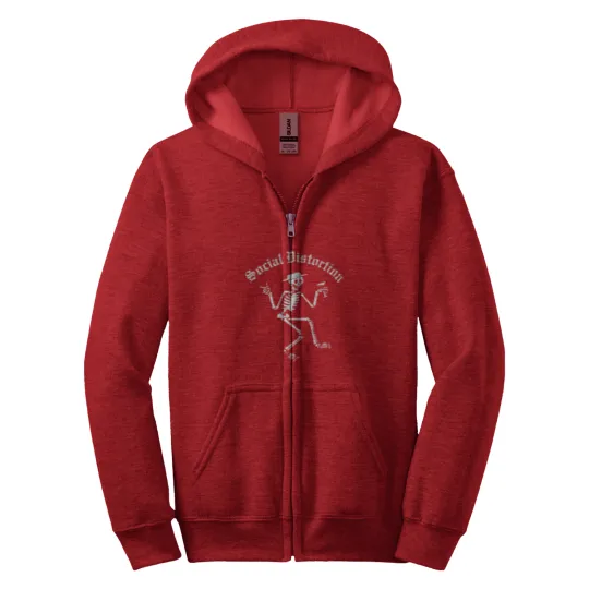 Discover Social Distortion Skull Art Zip Hoodies