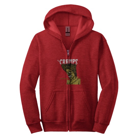 Discover The Cramps Unisex Zip Hoodies: Bad Music For Bad People (Black)
