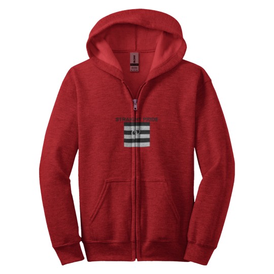 Discover Straight Pride Zip Hoodies Gender Symbols Men & Woman